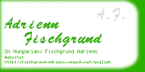 adrienn fischgrund business card